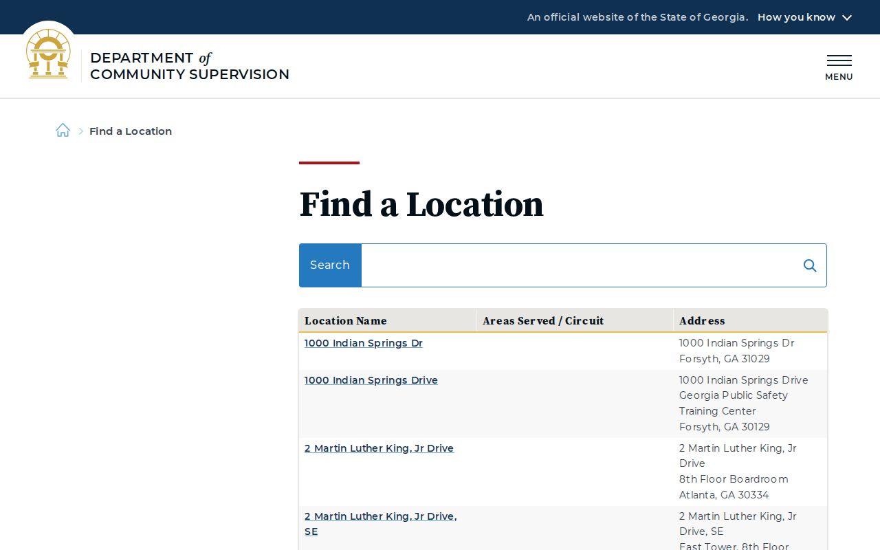 Jackson County criminal history probation and parole office locator