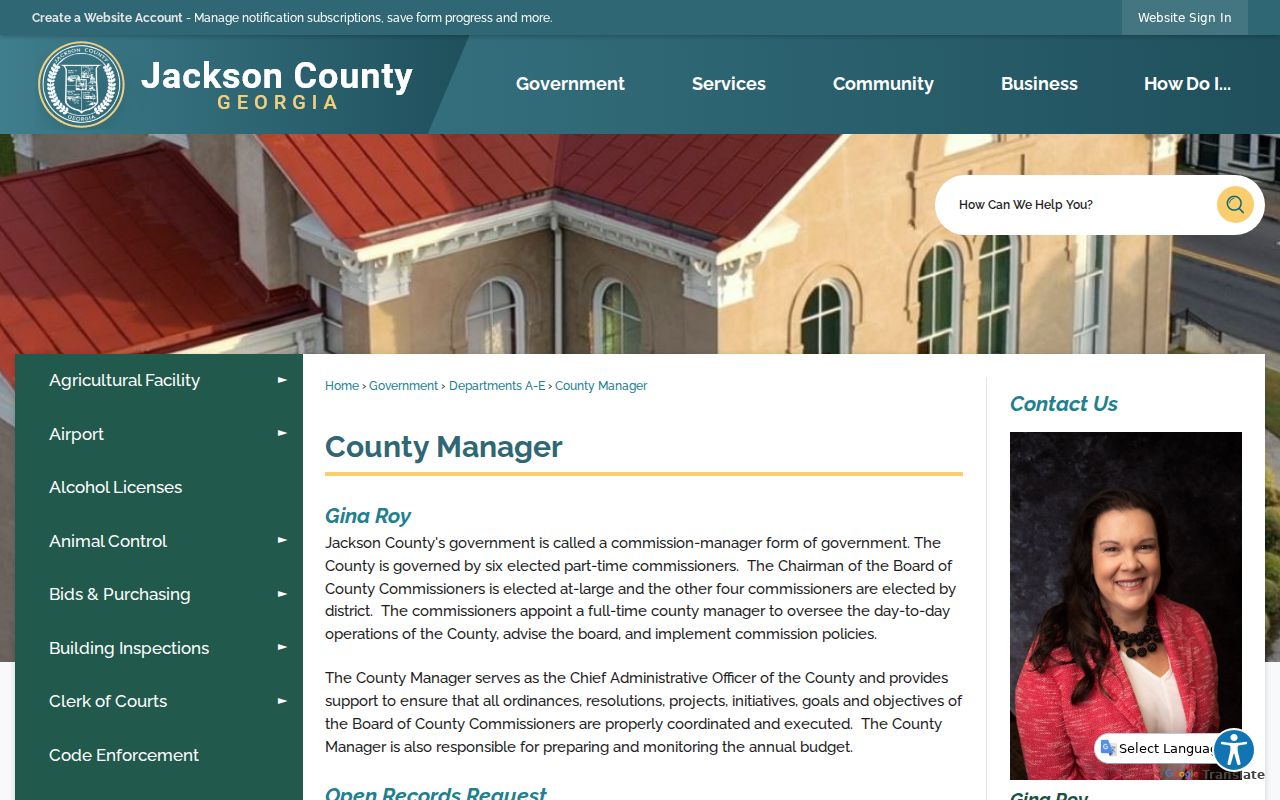 Jackson County criminal history county open records contact
