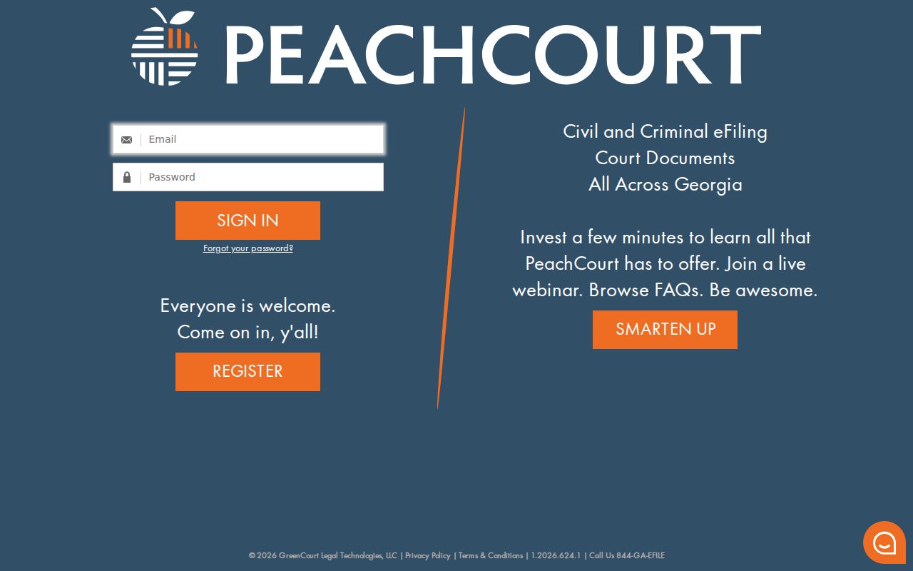 Jackson County criminal court cases PeachCourt account access