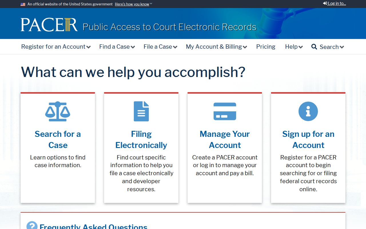 Jackson County criminal court cases PACER federal records
